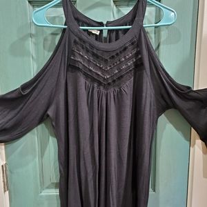 Cold shoulder blouse